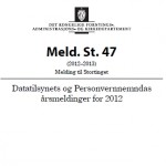 Datatilsynets årsmelding 2012